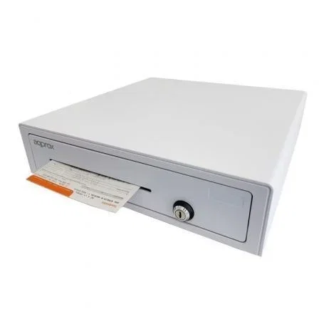 Approx Cajón portamonedas AppCash01WH manual y automático color blanco